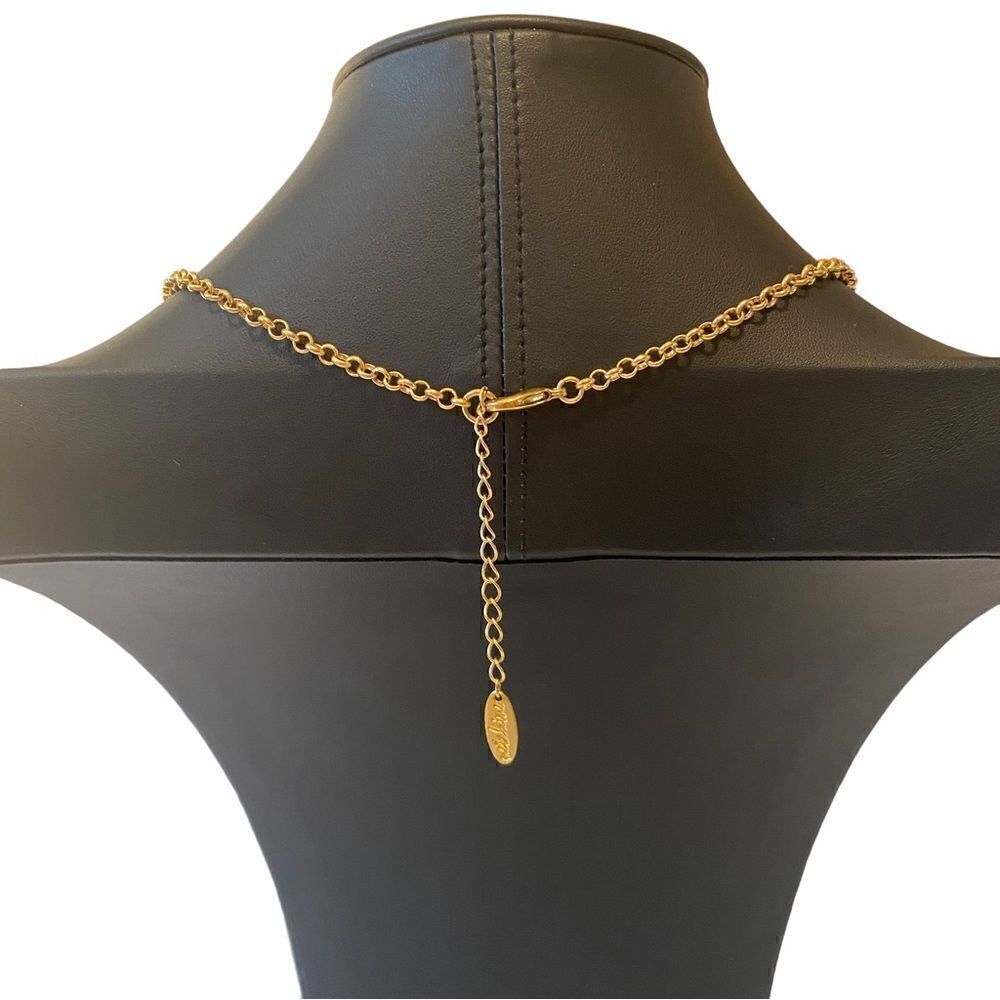 NDE Collection Abstract Multi-Colored Lightweight Pendant on Long Chain. - Picture 6 of 7